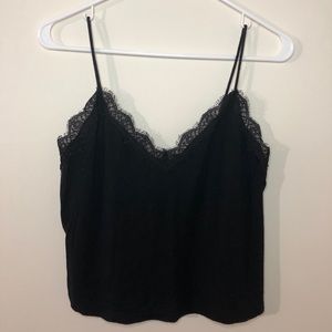 Black Lacy Tank
